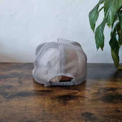 Vintage American Trucker Hat Snapback cap one size adjustable Lowe's delivery grey