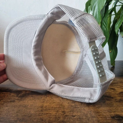 Vintage American Trucker Hat Snapback cap one size adjustable grey Prescott Sheet Metal