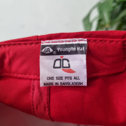 Vintage American Trucker Hat Snapback cap one size red partners in education