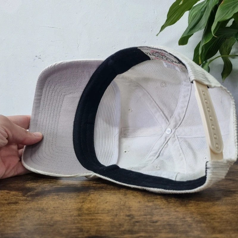 Vintage American Baseball Hat Snapback cap one size adjustable off white grand teton national park