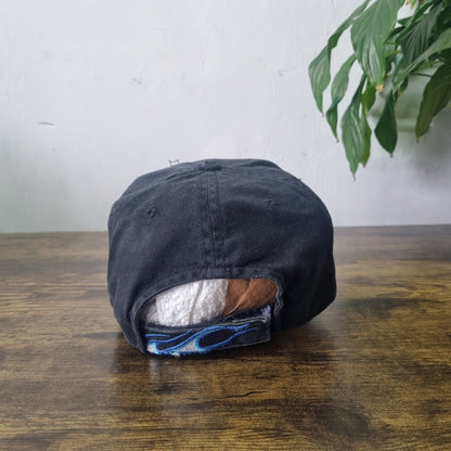 Vintage American Trucker Hat Snapback cap one size adjustable faded Black Matco