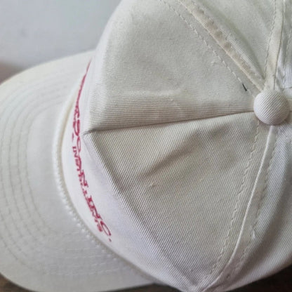 Vintage American Trucker Hat Snapback cap one size adjustable white Freescan inc