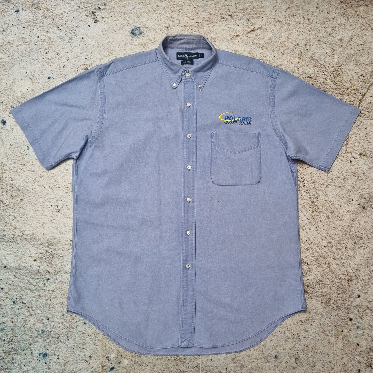 Ralph Lauren WORK WEAR SHIRT SHORT SLEEVE - Blue - Size M