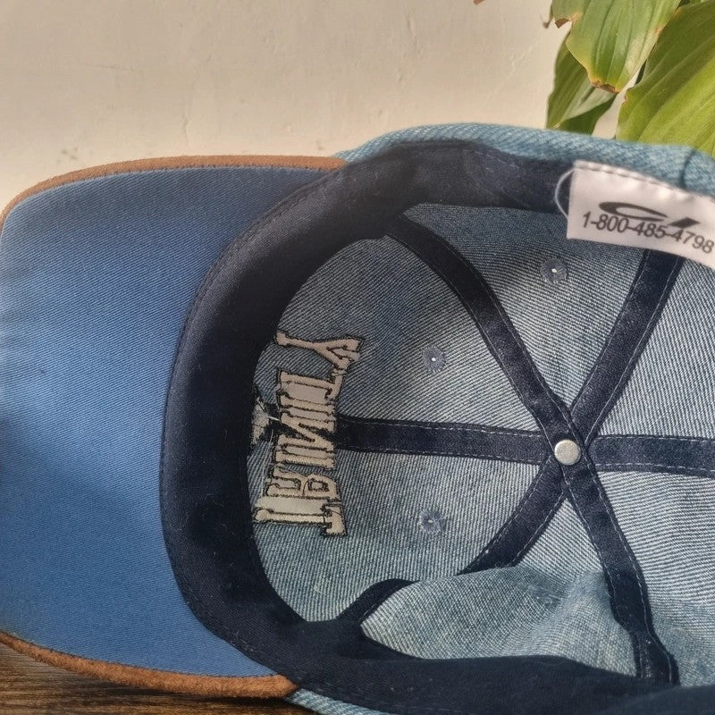 Vintage American Baseball Hat Snapback cap one size adjustable blue trinity
