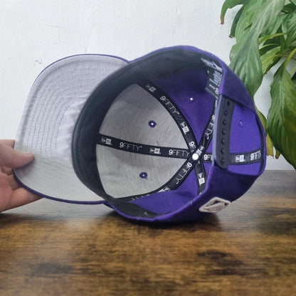 New Era LA Lakers 9fifty Baseball Hat Snapback cap one size adjustable purple