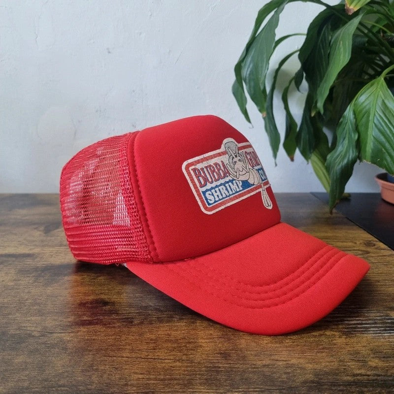 Vintage American Trucker Hat Snapback cap one size adjustable bubba gump