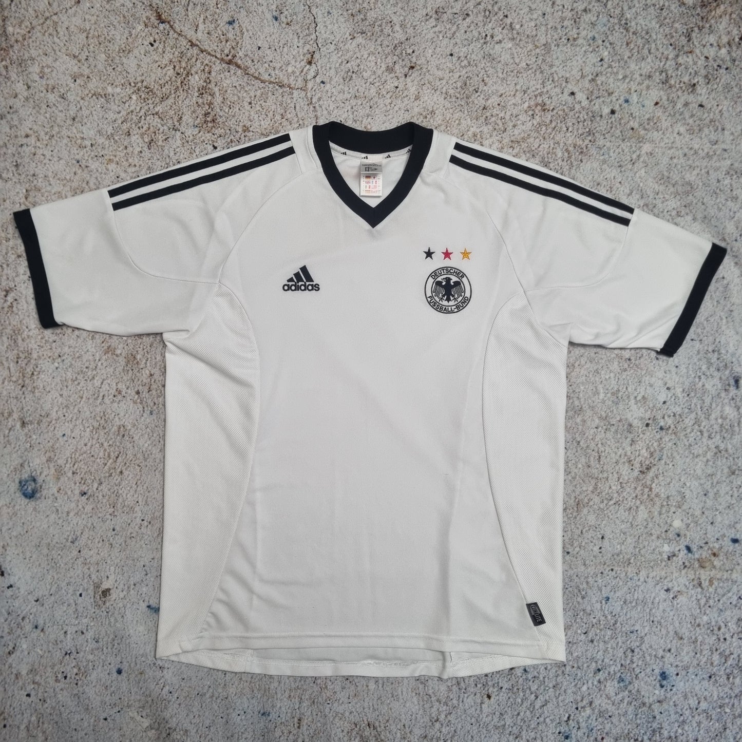 Adidas GERMANY JERSEY FOOTBALL SHIRT 2002 - White - Size L