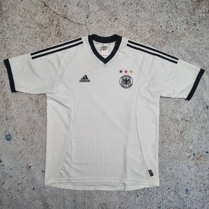 Adidas GERMANY JERSEY FOOTBALL SHIRT 2002 - White - Size L