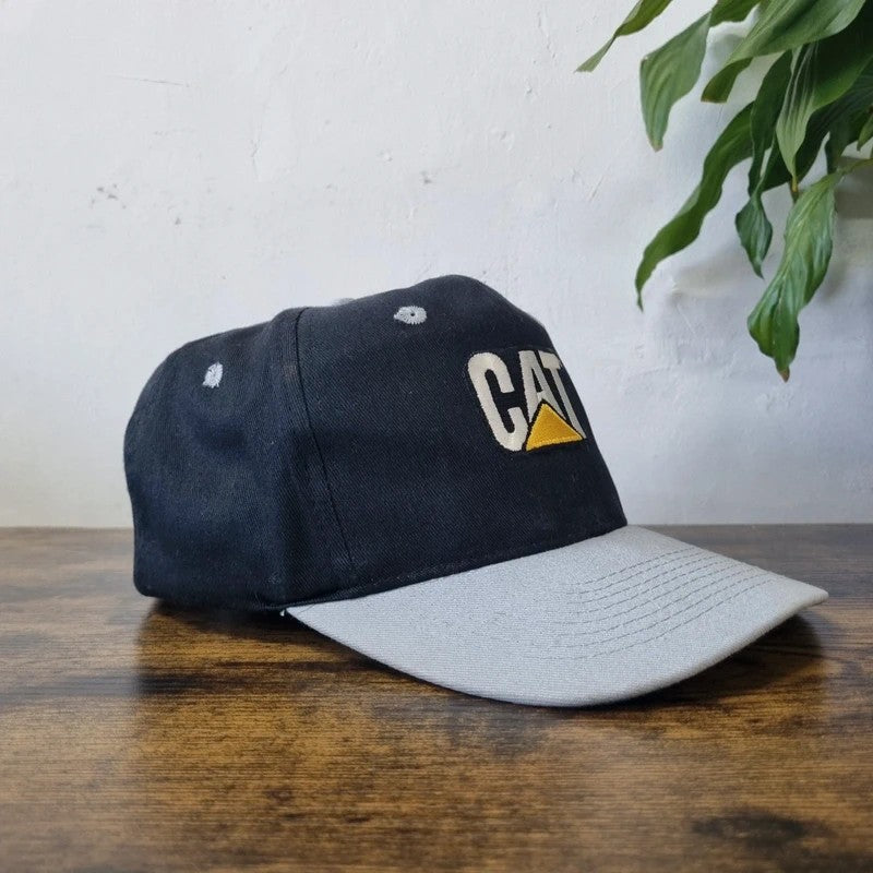 Vintage American Baseball Hat Snapback cap one size adjustable CAT construction