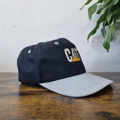 Vintage American Baseball Hat Snapback cap one size adjustable CAT construction