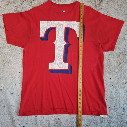 MLB T-SHIRT TEXAS RANGERS MLB USA TOP TEE  - Red - Size L