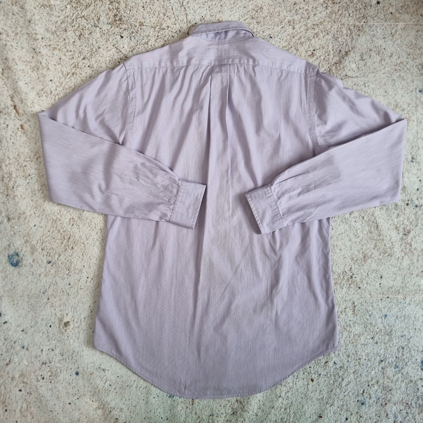 Ralph Lauren OXFORD SHIRT CUSTOM FIT DRESS SHIRT PLAIN - Purple - Size 15