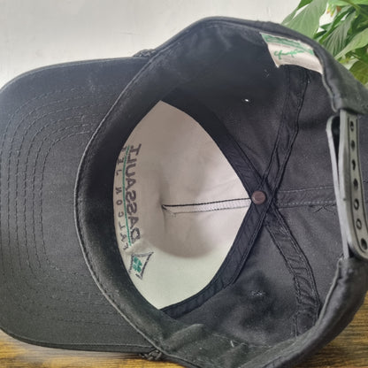 Vintage American Trucker Hat Snapback cap one size adjustable black Dassault