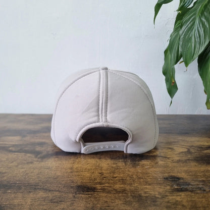 Vintage Trucker Cap mesh snapback hat ICI Paints one size adjustable grey blue 90s