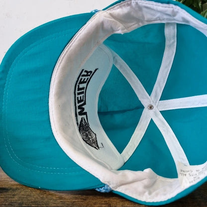 Vintage American Trucker Hat Snapback cap one size adjustable green Weiler
