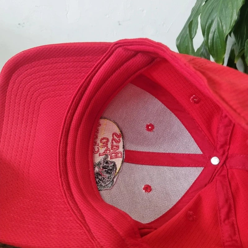 Bass Pro Shop Baseball Hat Snapback cap one size adjustable red