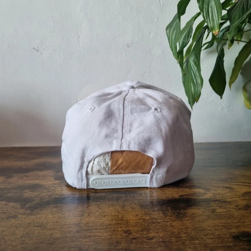 Vintage American Trucker Hat Snapback cap one size adjustable white power centre