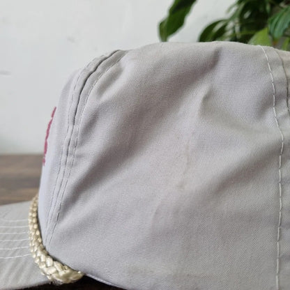 Vintage American Trucker Hat Snapback cap one size adjustable grey Haas Truck