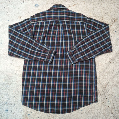 Carhartt FLANNEL SHIRT CHECK TALL FIT - Black - Size L