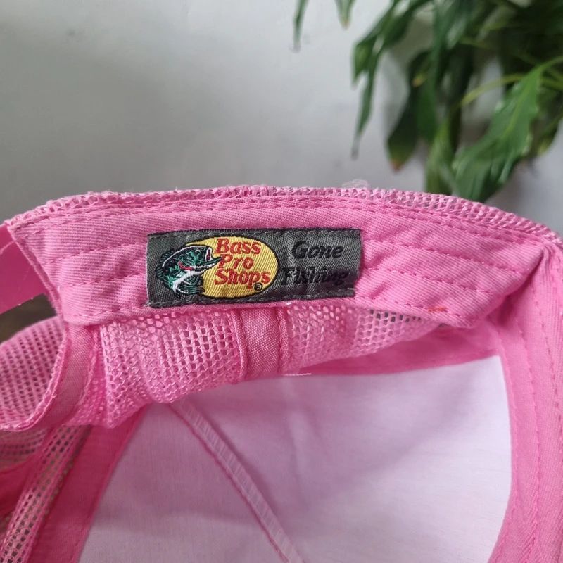 Bass Pro Shop Baseball Hat Snapback cap one size adjustable rose pink