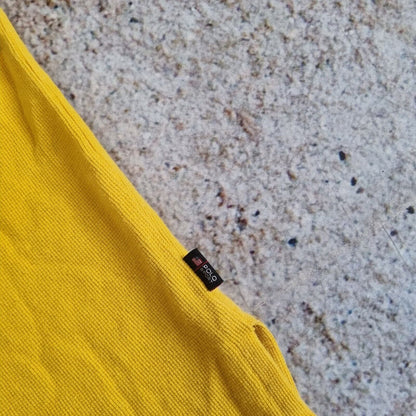 Polo Sport Ralph Lauren  Polo Shirt Size L Yellow Retro Y2k