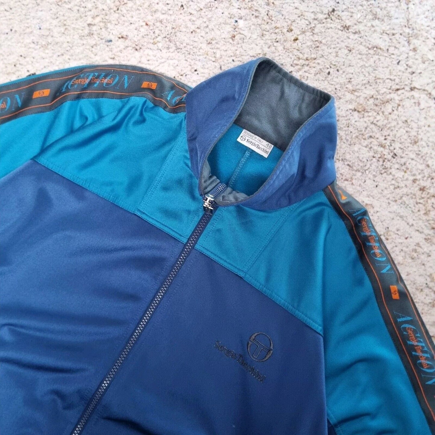 Sergio Tacchini Vintage Track Top Jacket - Size 48 / Medium