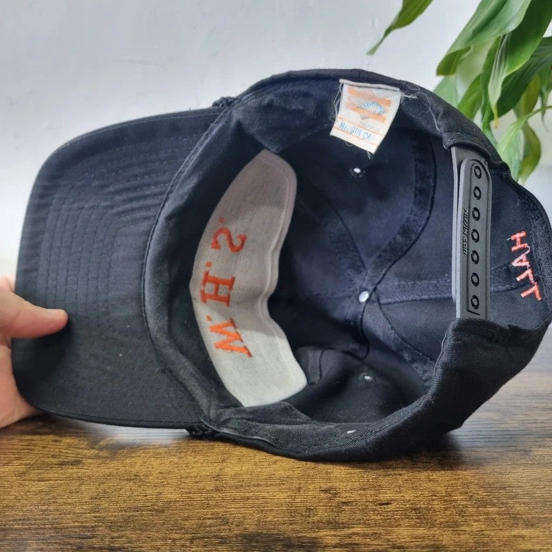 Vintage American Trucker Hat Snapback cap one size adjustable black W.h.s. class of 1980