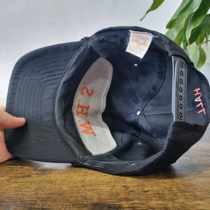 Vintage American Trucker Hat Snapback cap one size adjustable black W.h.s. class of 1980