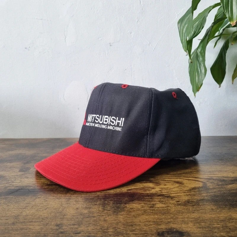 Vintage American Baseball Hat Snapback cap one size adjustable mitsubishi