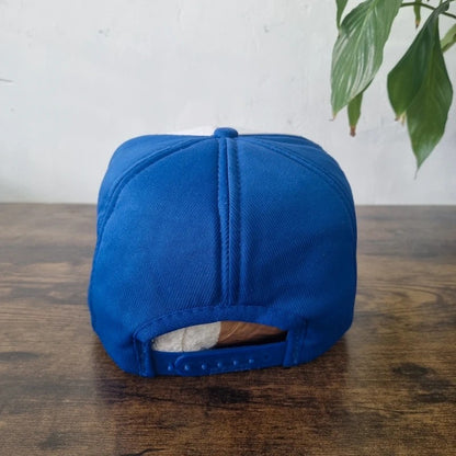 Vintage American Trucker Hat Snapback cap one size adjustable O'Neil lumber company blue white