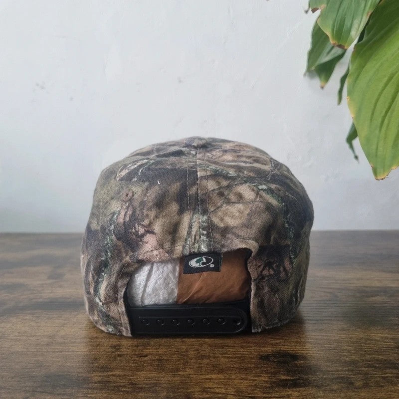 Vintage American Baseball Hat Snapback cap one size adjustable khaki realtree camo PRS Transit