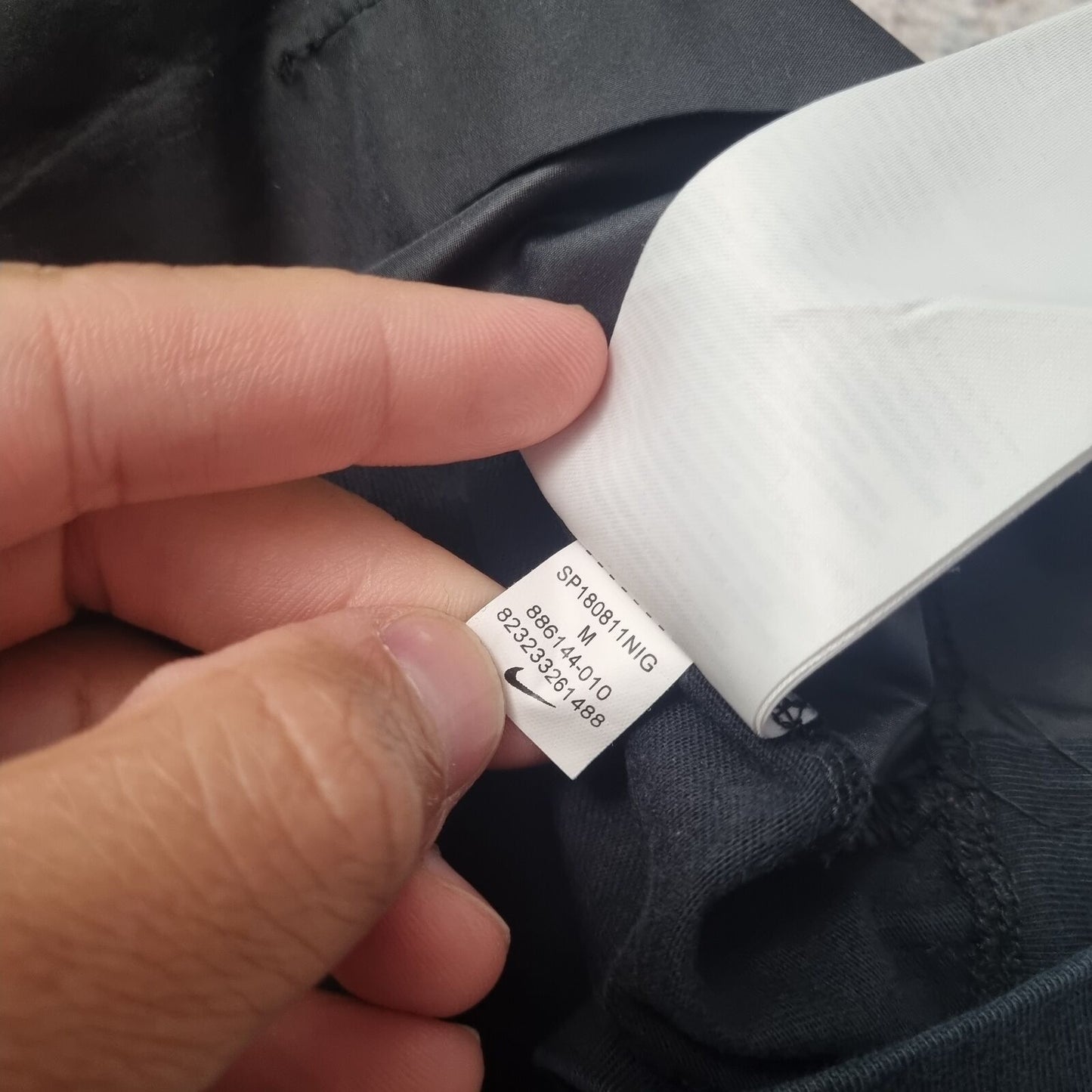 Nike SWEATSHIRT AIR MAX LONG SLEEVE TOP MENS - Black - Size M