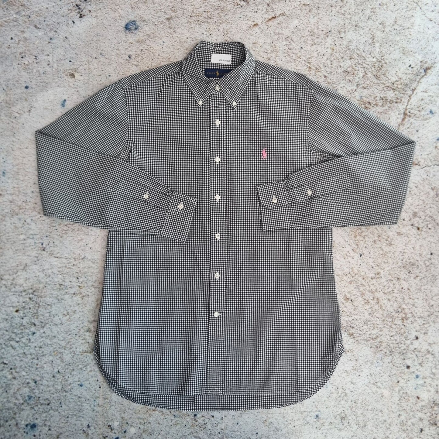 Ralph Lauren OXFORD SHIRT CHECK 15 1/2 39  - Black - Size S