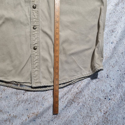 Carhartt OVER SHIRT HEAVYWEIGHT DISTRESSED - Brown - Size L