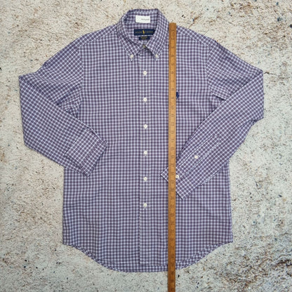 Ralph Lauren OXFORD SHIRT 100% COTTON STRETCH - Purple - Size S