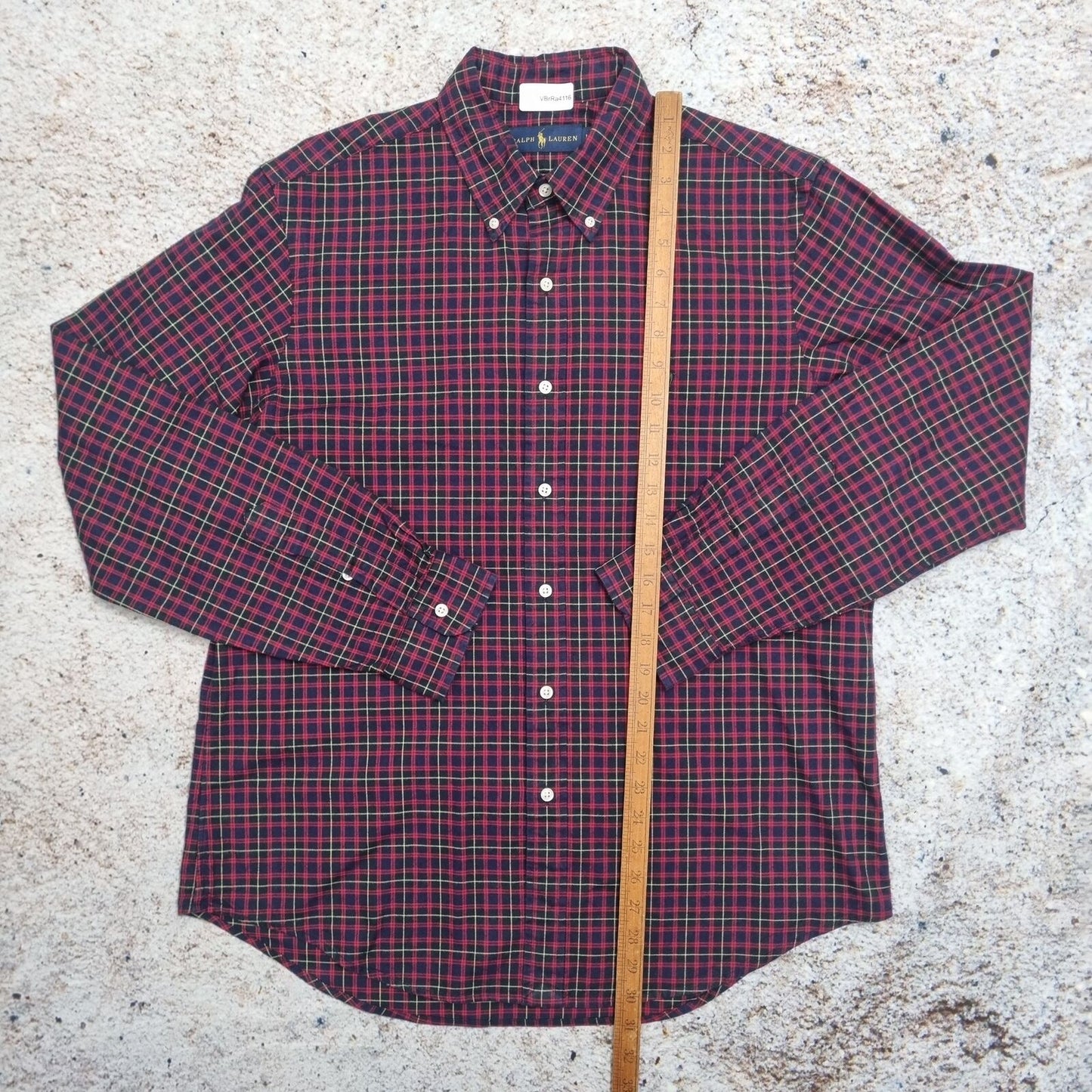 Ralph Lauren OXFORD SHIRT CHECK TARTAN - Red - Size L