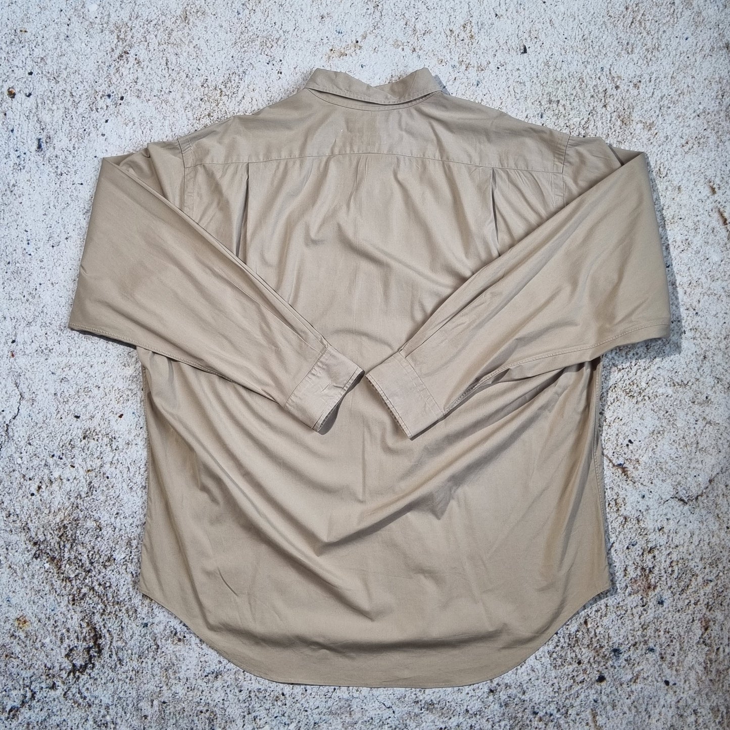 RALPH LAUREN OXFORD SHIRT MARLOWE PLAIN  - Brown - Size XL