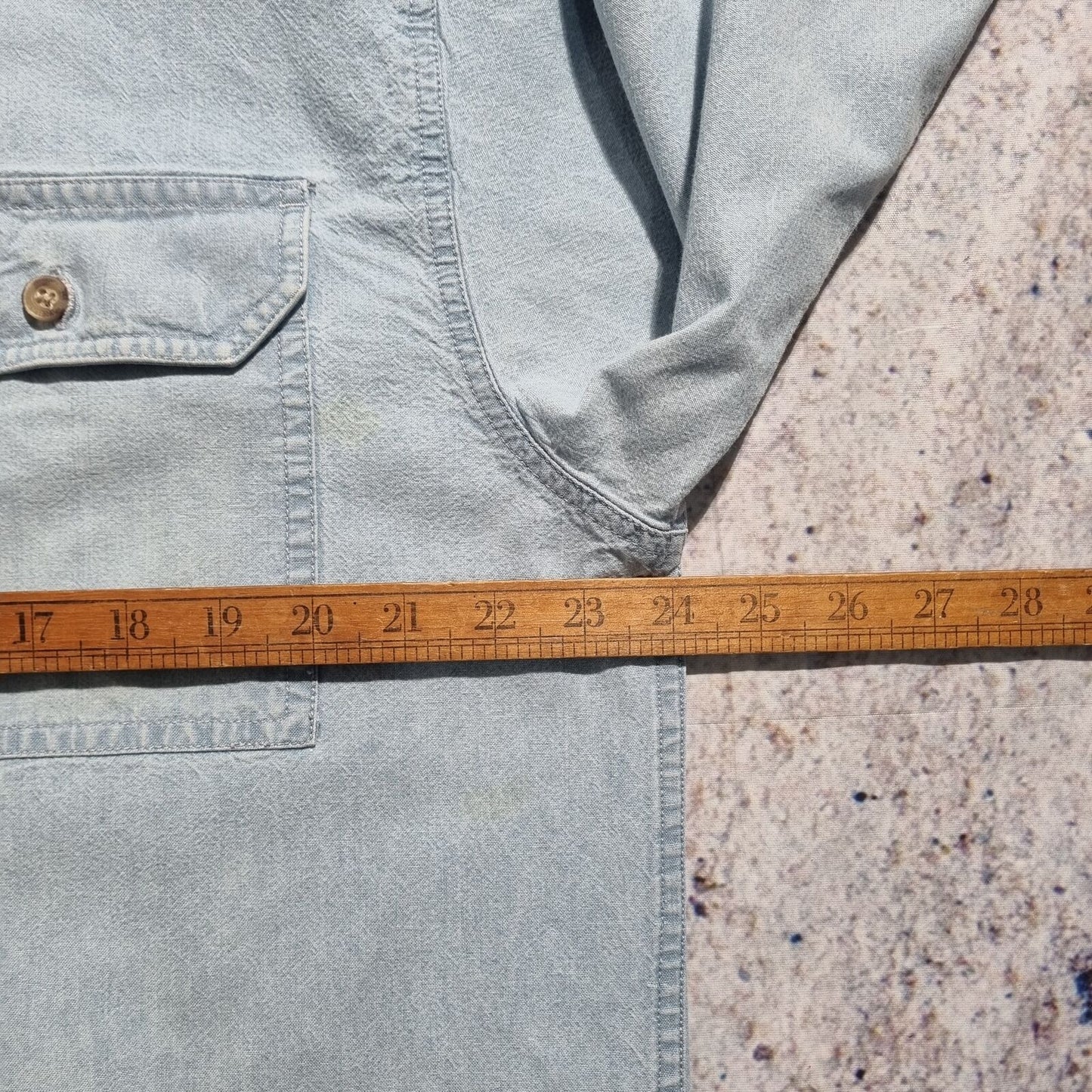 Carhartt WORK WEAR SHIRT DENIM STYLE - Blue - Size L