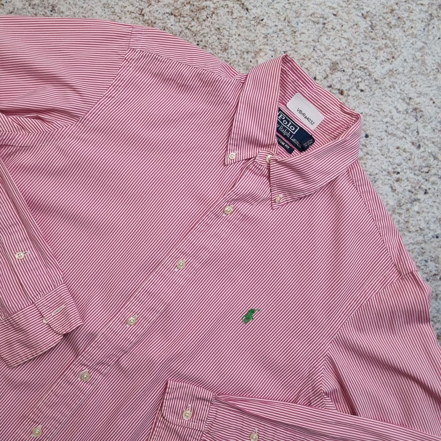 Polo Ralph Lauren OXFORD SHIRT CUSTOM FIT STRIPE - Red - Size S