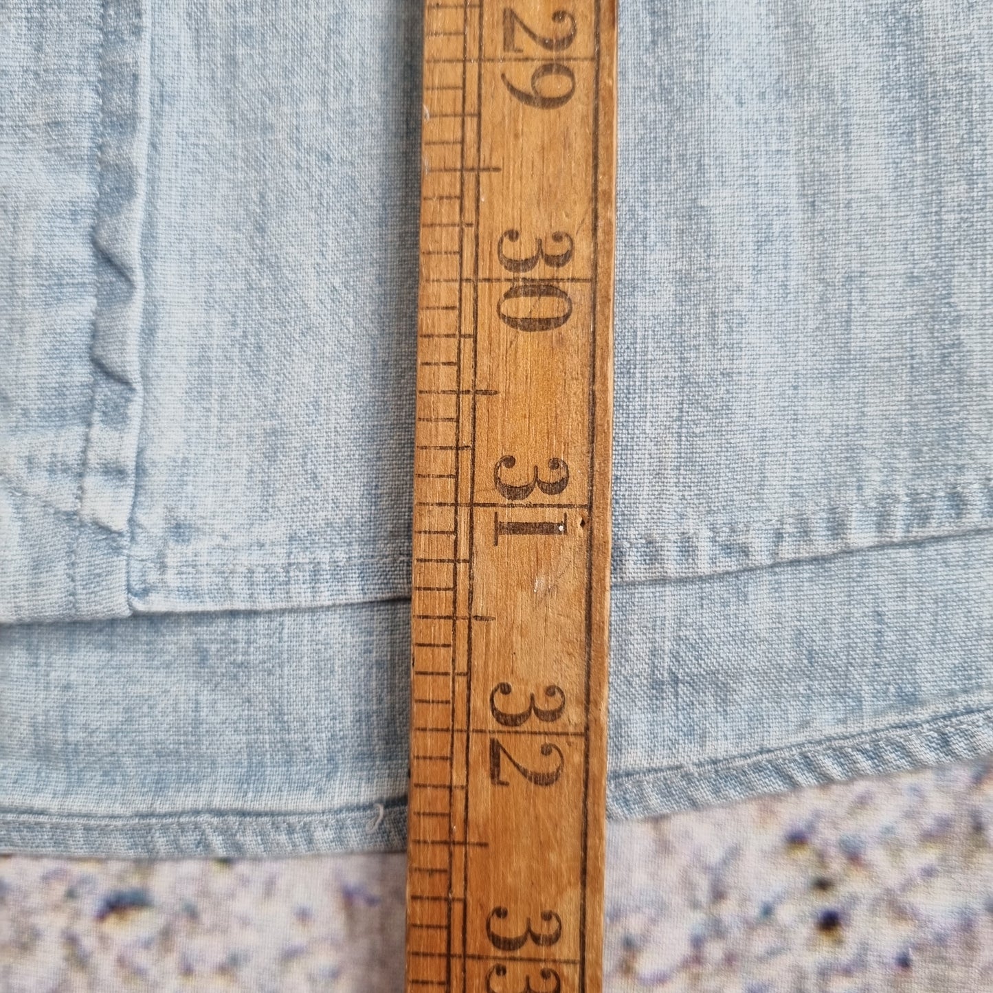 RALPH LAUREN OXFORD SHIRT SLIM FIT DENIM STYLE - Blue - Size XL