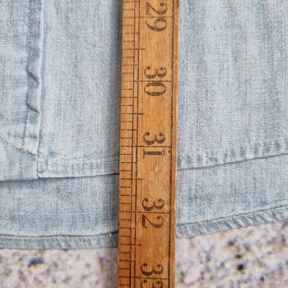 RALPH LAUREN OXFORD SHIRT SLIM FIT DENIM STYLE - Blue - Size XL