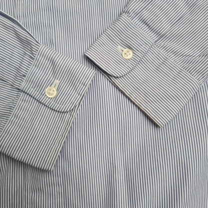 Ralph Lauren OXFORD SHIRT BLAKE TWO PLY STRIPE  - Blue - Size M