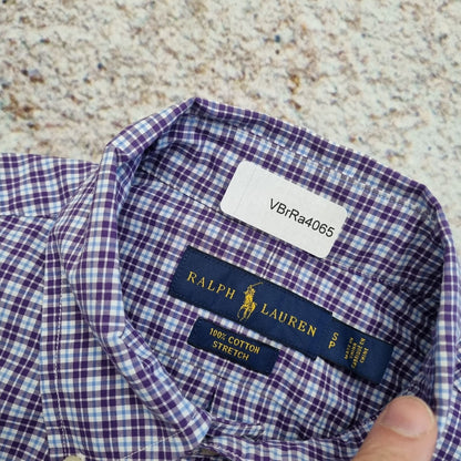 Ralph Lauren OXFORD SHIRT 100% COTTON STRETCH - Purple - Size S
