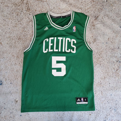 ADIDAS BOSTON CELTICS BASKETBALL JERSEY 2007  #5 GARNETT Size M GREEN