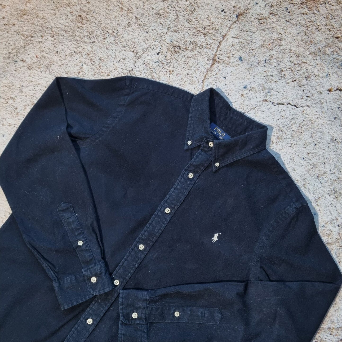 Ralph Lauren OXFORD SHIRT CUSTOM FIT  - Blue - Size L