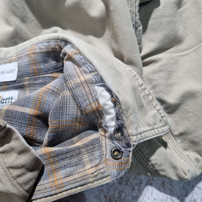 Carhartt OVER SHIRT HEAVYWEIGHT DISTRESSED - Brown - Size L