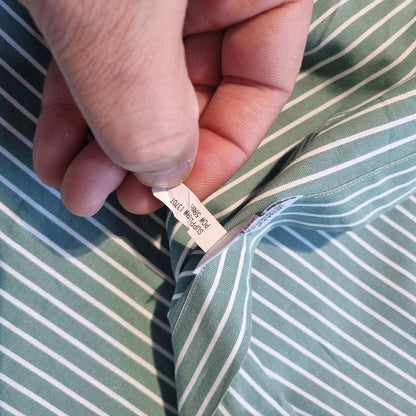 Ralph Lauren OXFORD SHIRT CLASSIC FIT STRIPE - Green - Size 17 34 35