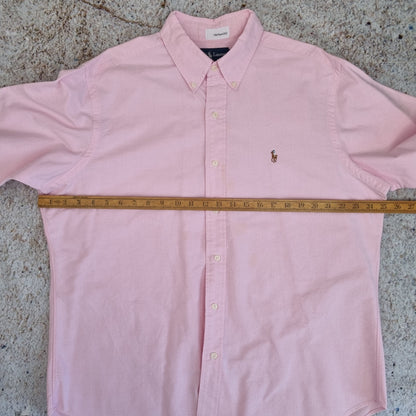 Ralph Lauren OXFORD SHIRT CLASSIC FIT PLAIN - Pink - Size L
