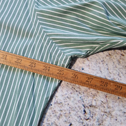 Ralph Lauren OXFORD SHIRT CLASSIC FIT STRIPE - Green - Size 17 34 35