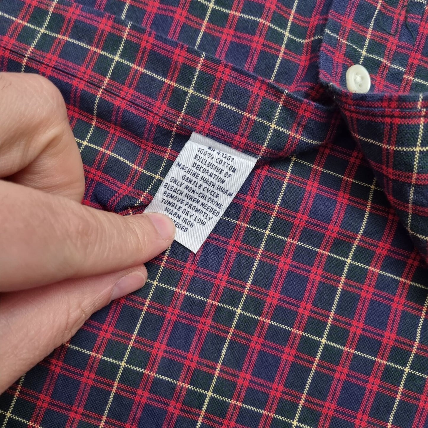 Ralph Lauren OXFORD SHIRT CHECK TARTAN - Red - Size L